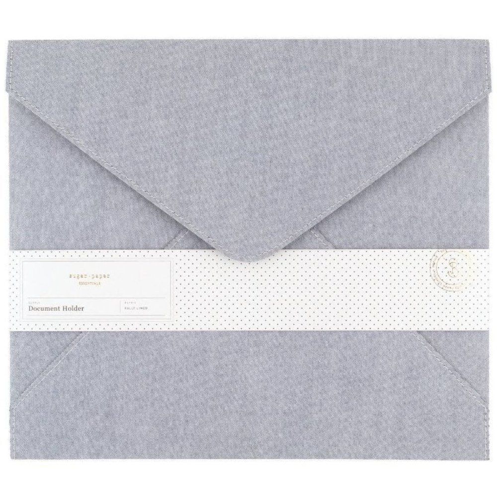 Sugar Paper Chambray Document Pouch